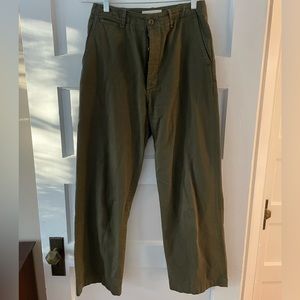 Buck Mason Olive pants